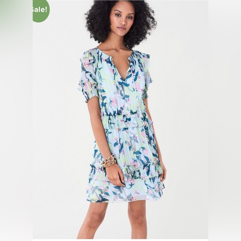 Diane Von Furstenberg DFV Floral Delie Dress - Picture 1 of 10